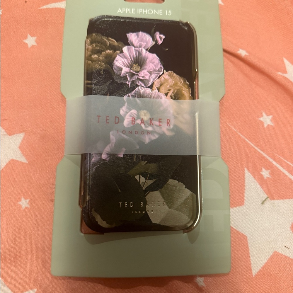 Ted Baker Floral iPhone 15 Case - Black
